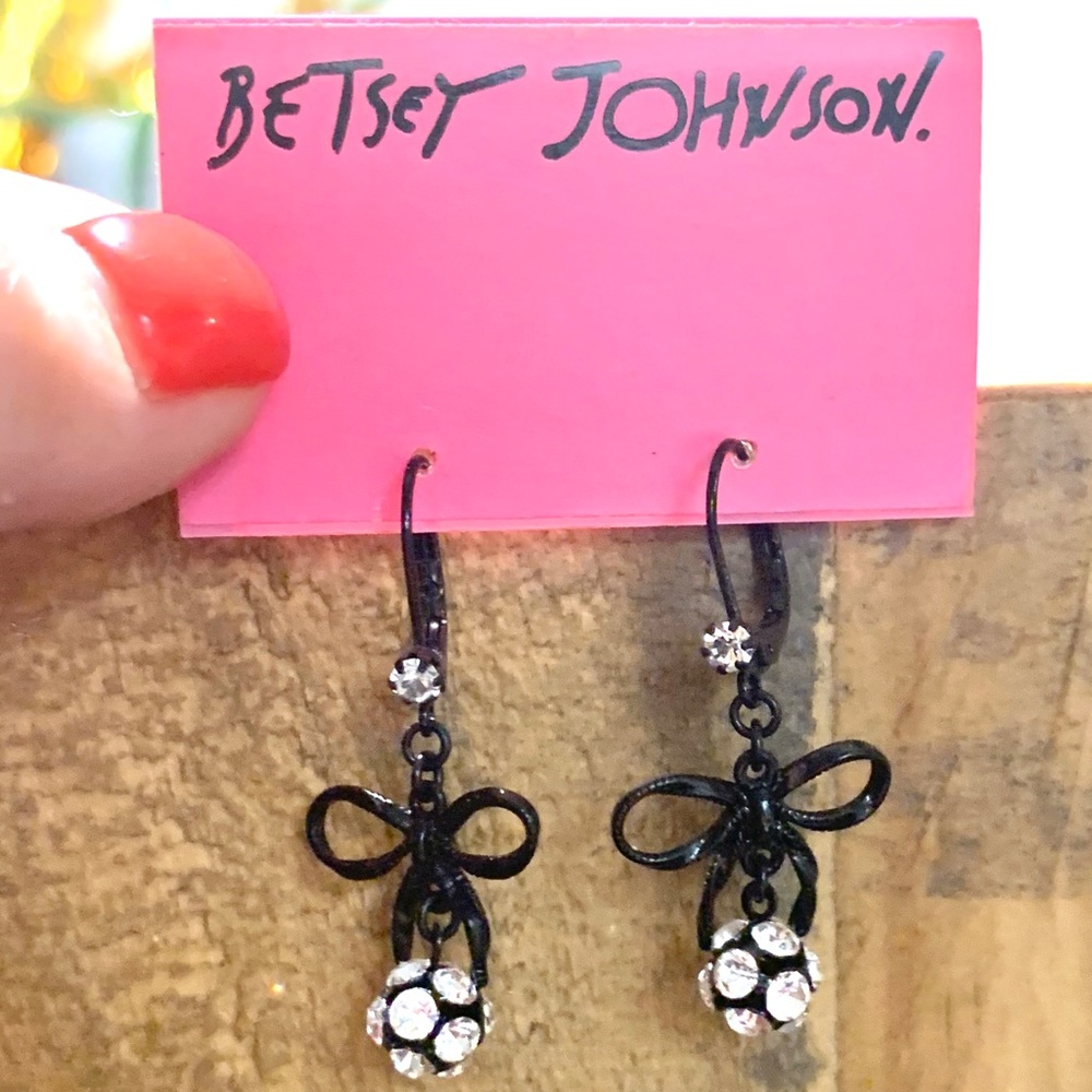 Betsey Johnson Bow Earrings
